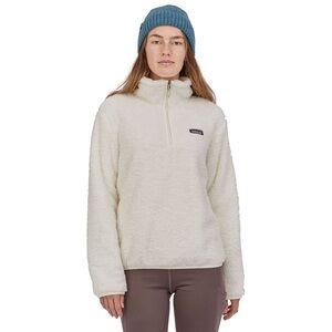 Patagonia Women’s Large Los Gatos 1/4 Zip White Fleece Jacket